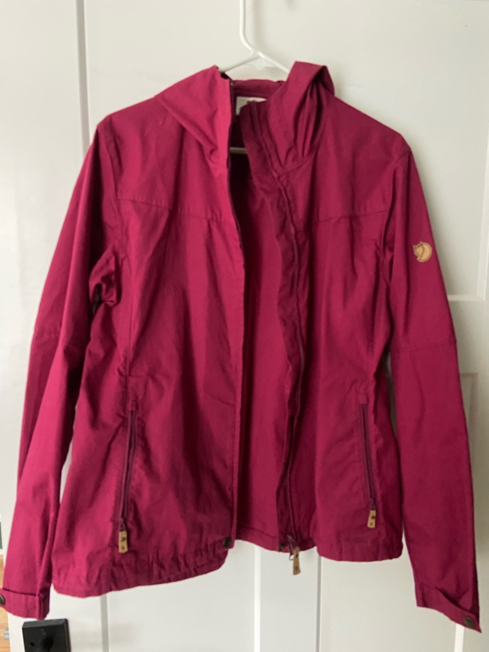 Fjallraven Women's Magenta Hooded Utility Jacket